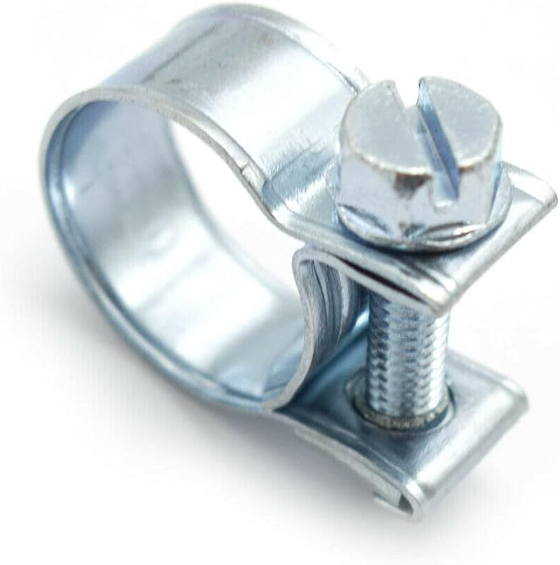 CUQFVAT 3/8"Hose Clamp 1/4" 5/16" Fuel Injection Hose Clamps Hose Clamp Kit Fuel Line Clips Small Hose Clamps Screw Clamps For Automotive Diesel Petrol Pipe(33 Pcs) - Image 4